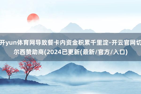 开yun体育网导致餐卡内资金积累千里淀-开云官网切尔西赞助商(2024已更新(最新/官方/入口)