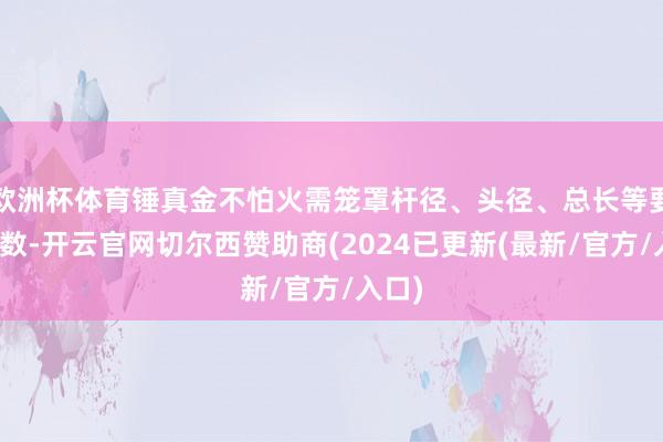 欧洲杯体育锤真金不怕火需笼罩杆径、头径、总长等要道参数-开云官网切尔西赞助商(2024已更新(最新/官方/入口)